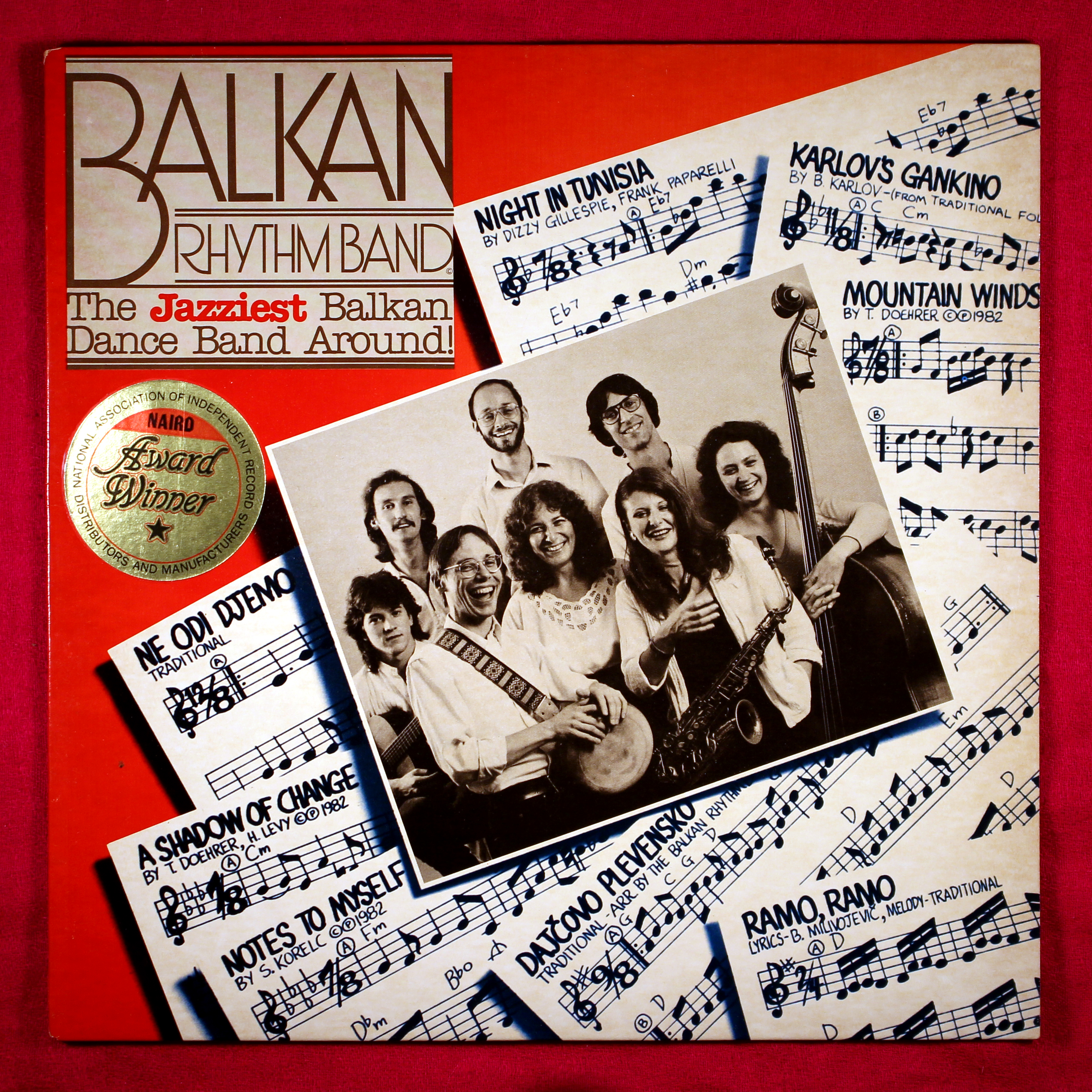 Cover of Terran Doehrer’s Balkan Rhythm Band Flying Fish Records LP FF314 © 2013 Modal Music, Inc. (tm) All rights reserved. Terran Doehrer’s Balkan Rhythm Band Flying Fish Records LP FF314 cover © 2013 Modal Music, Inc. (tm) All rights reserved.